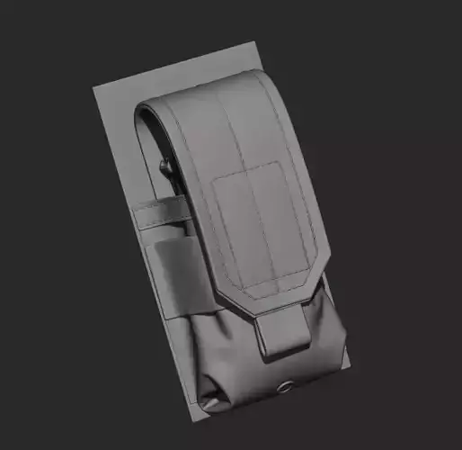 Tactical Pouches  3D model