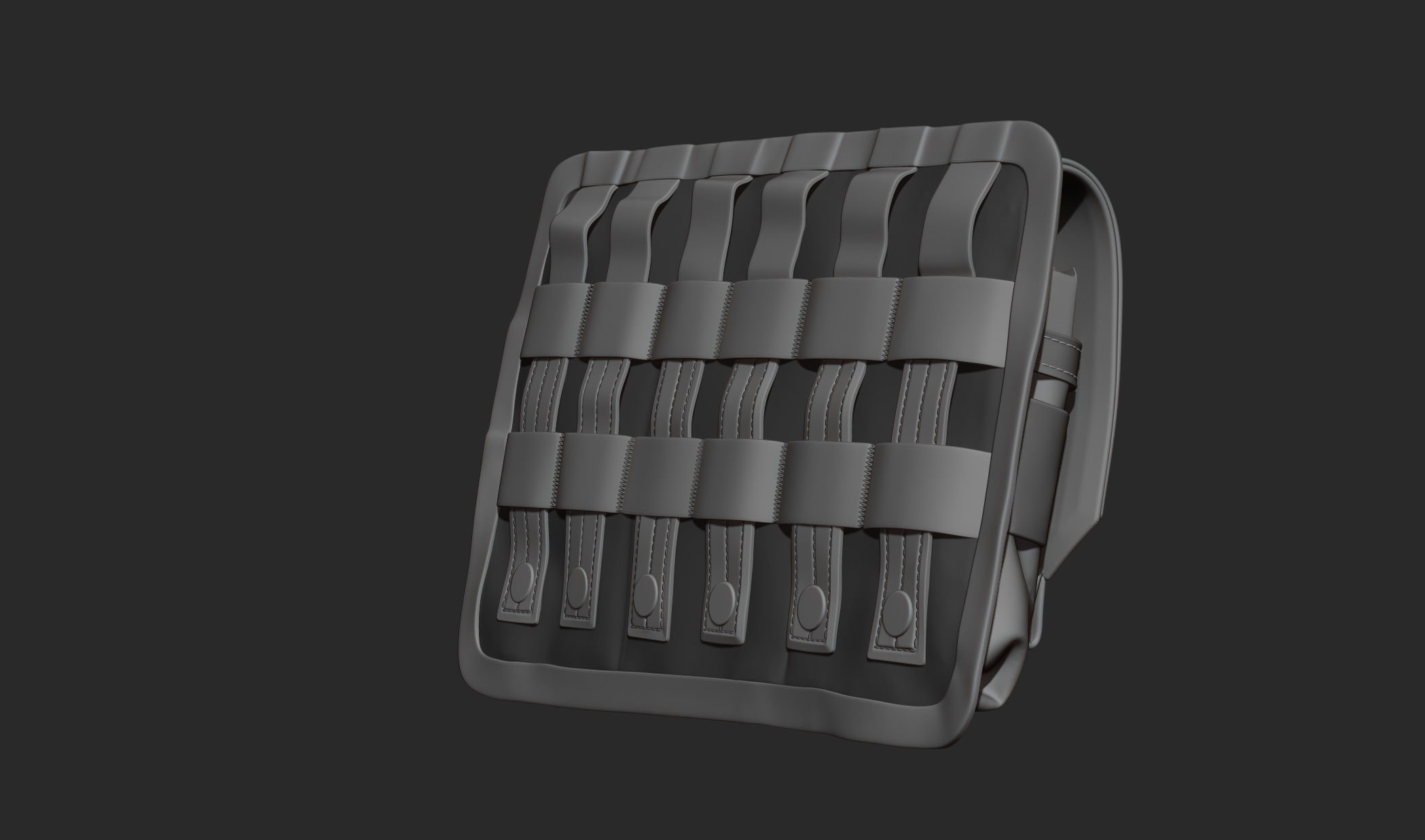Tactical Pouches  3D model_5