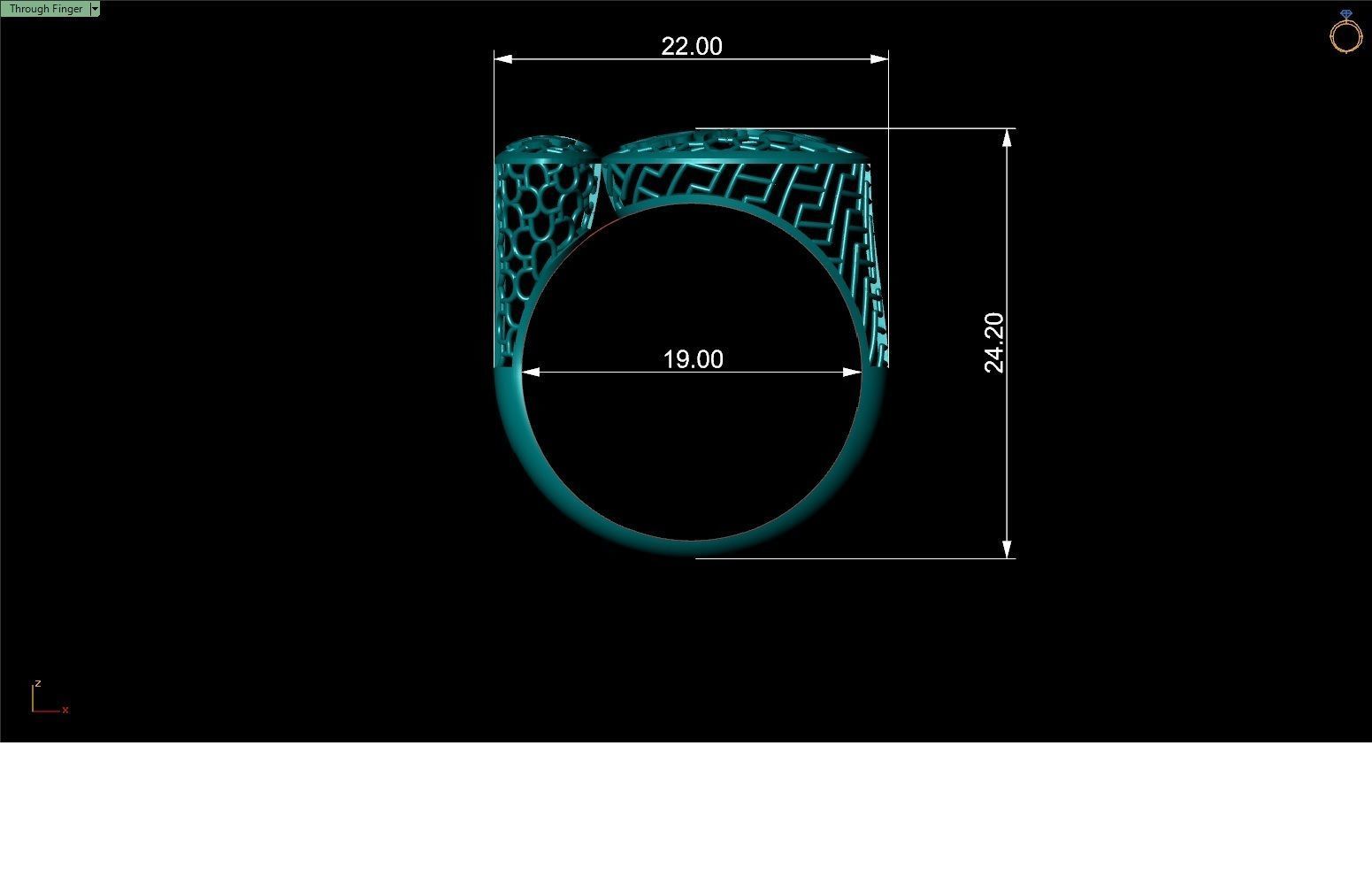 Ultra vision ring 3D print model_9