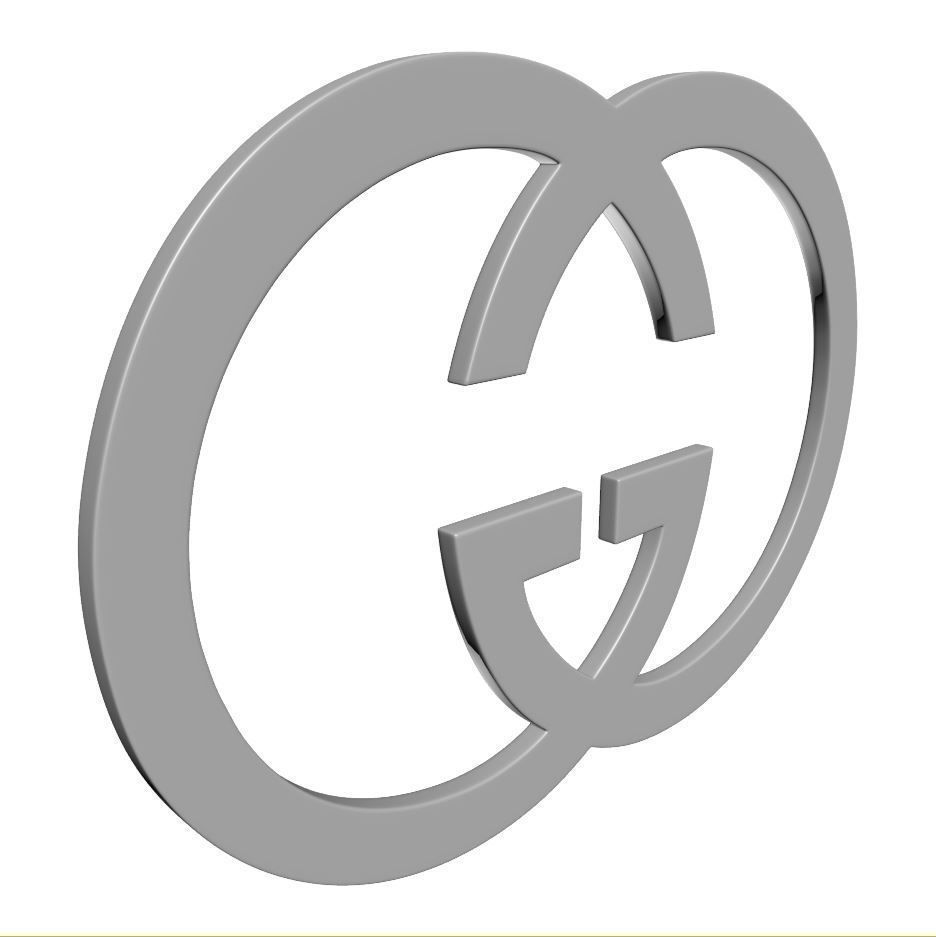 Gucci Logo 3D model_12