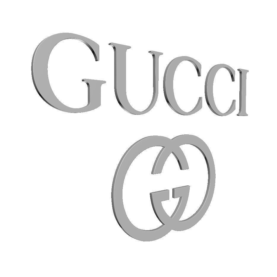 Gucci Logo 3D model_16