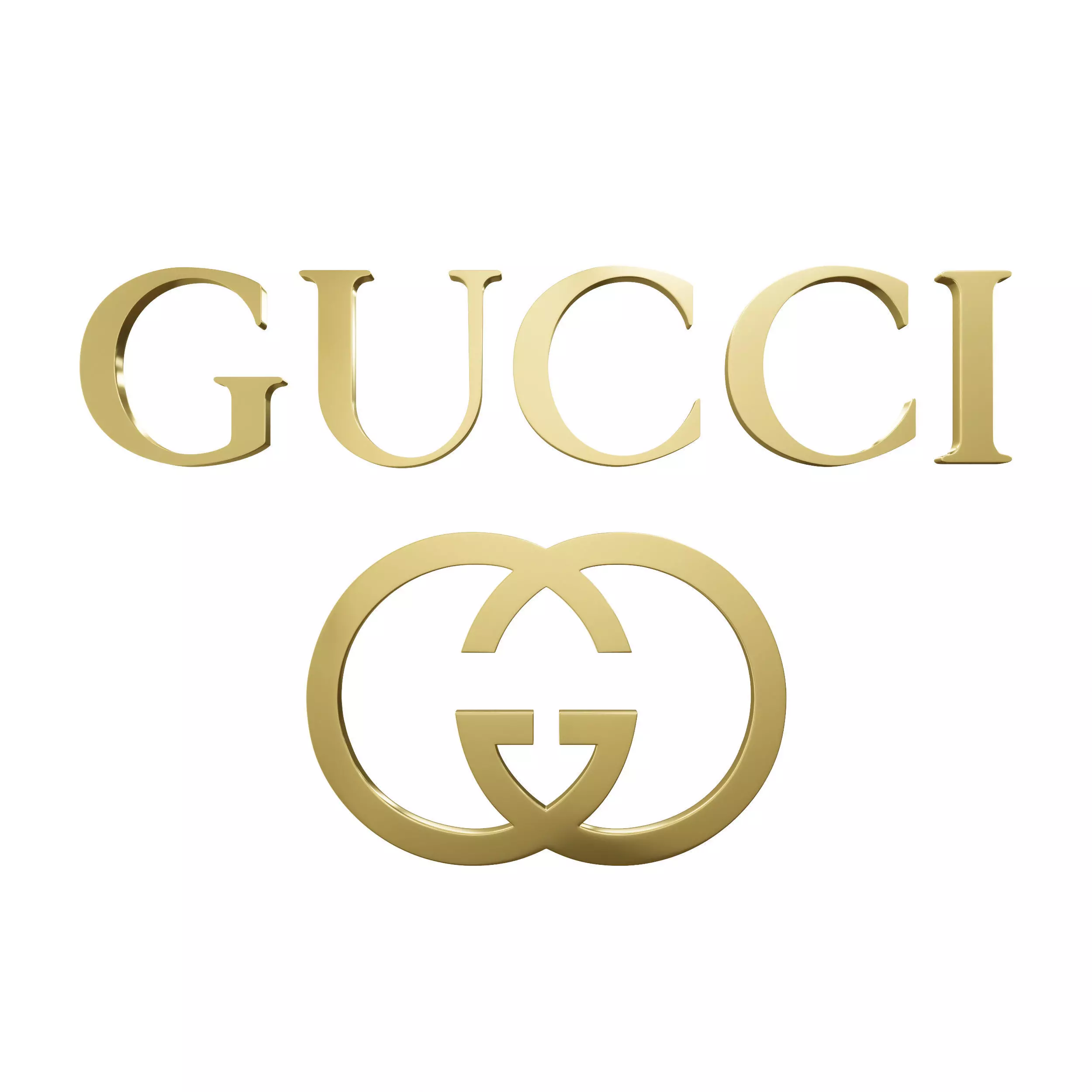 Gucci Logo 3D model_0