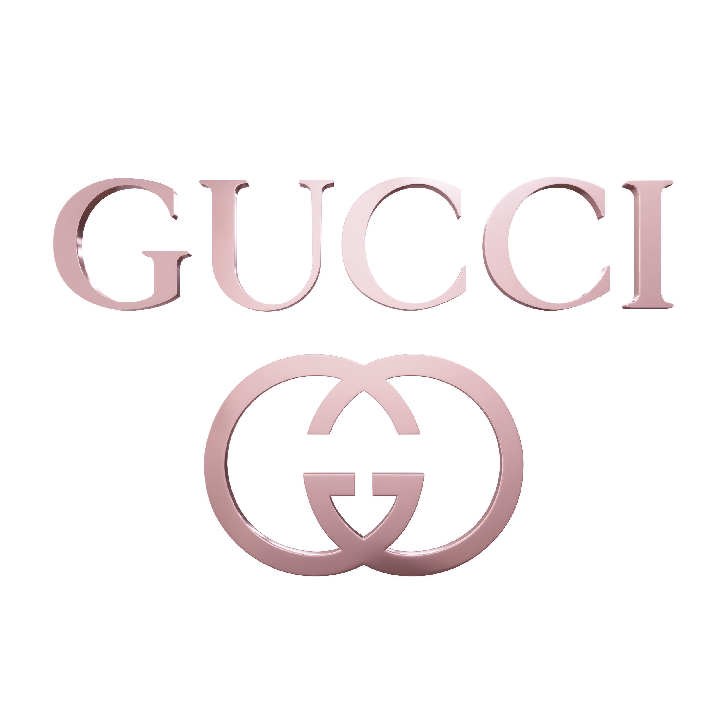 Gucci Logo 3D model_1
