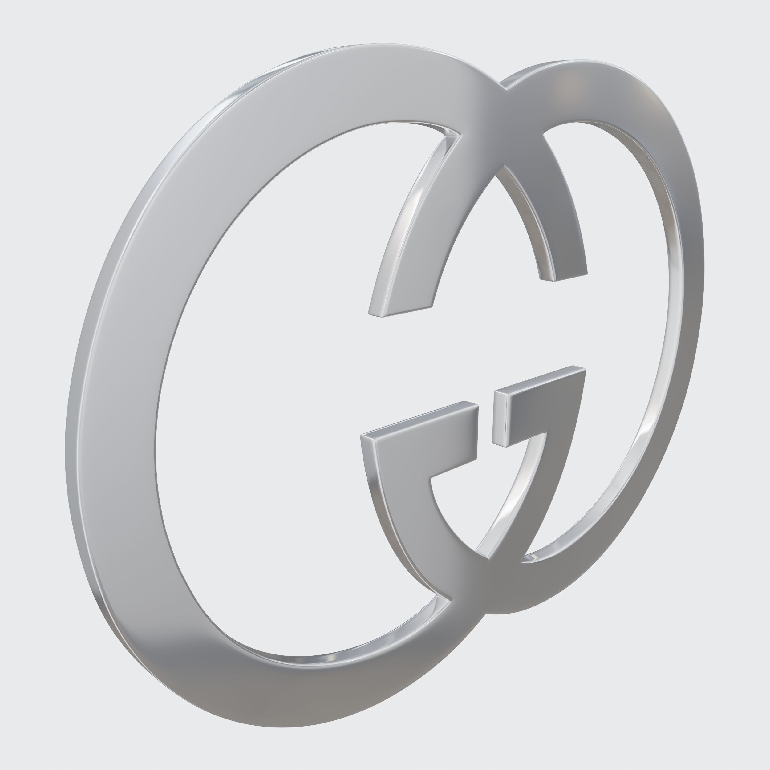 Gucci Logo 3D model_10
