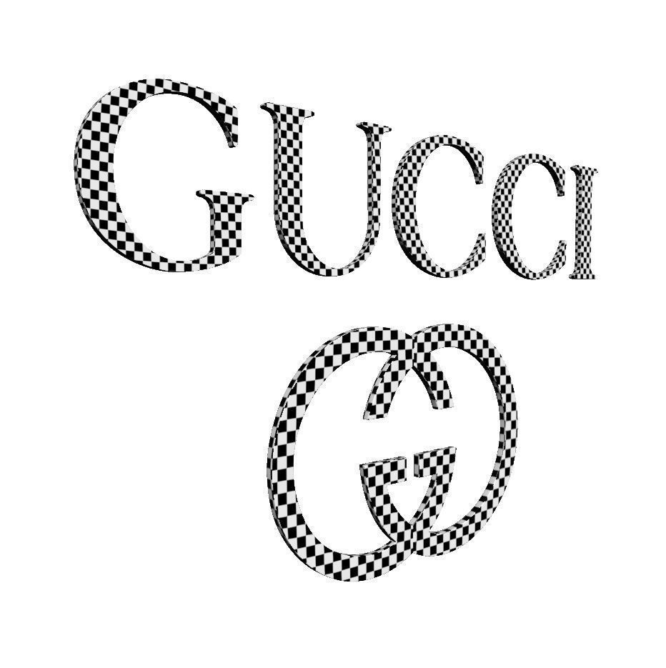 Gucci Logo 3D model_15