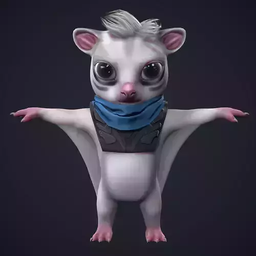 Sugar glider characters rigged