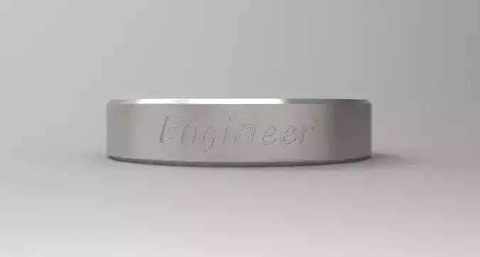 Engineer Ring Platinum