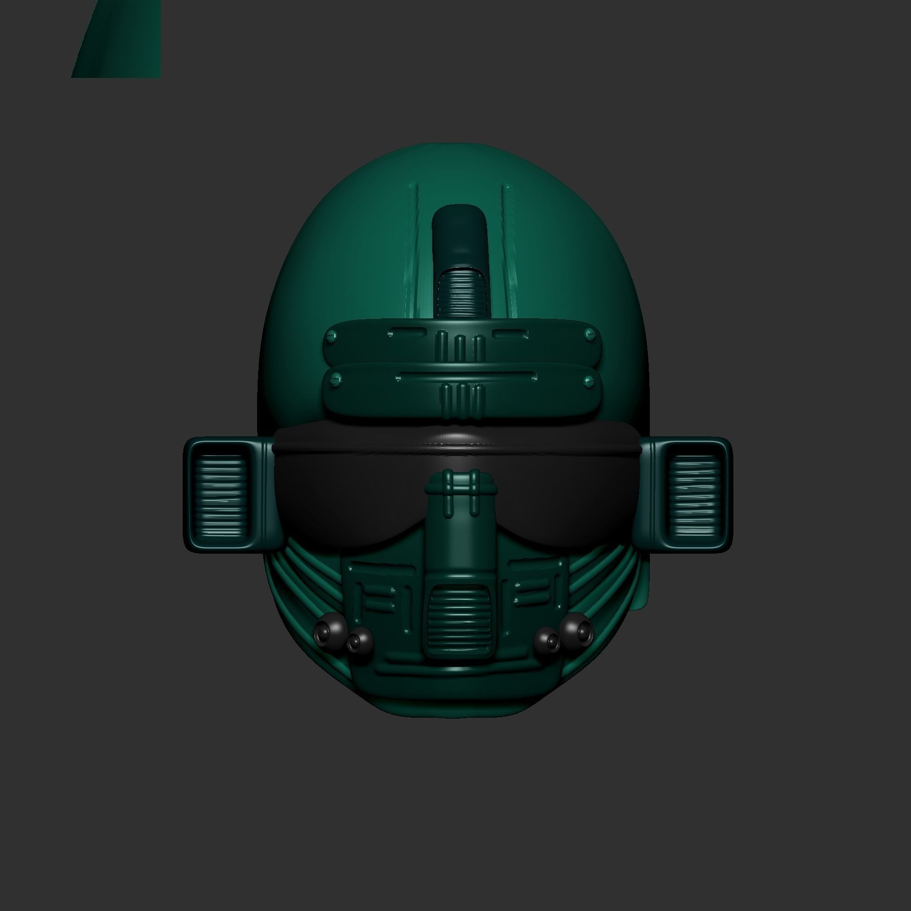 helmet high poly sculpt 3d printable ver 7 3D model 3D model_1