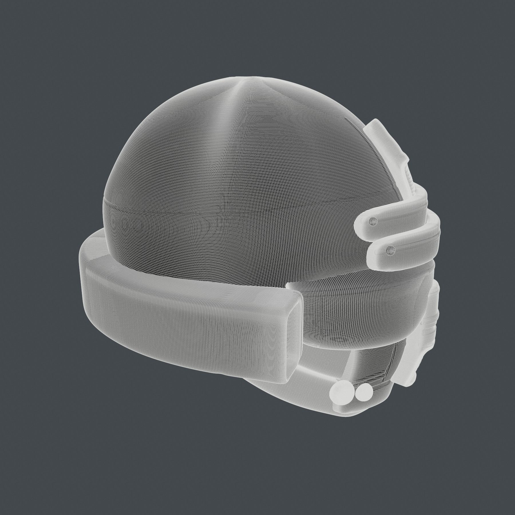 helmet high poly sculpt 3d printable ver 7 3D model 3D model_7