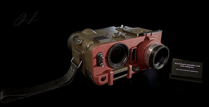 Rick Deckards binocilars Low-poly 3D model
