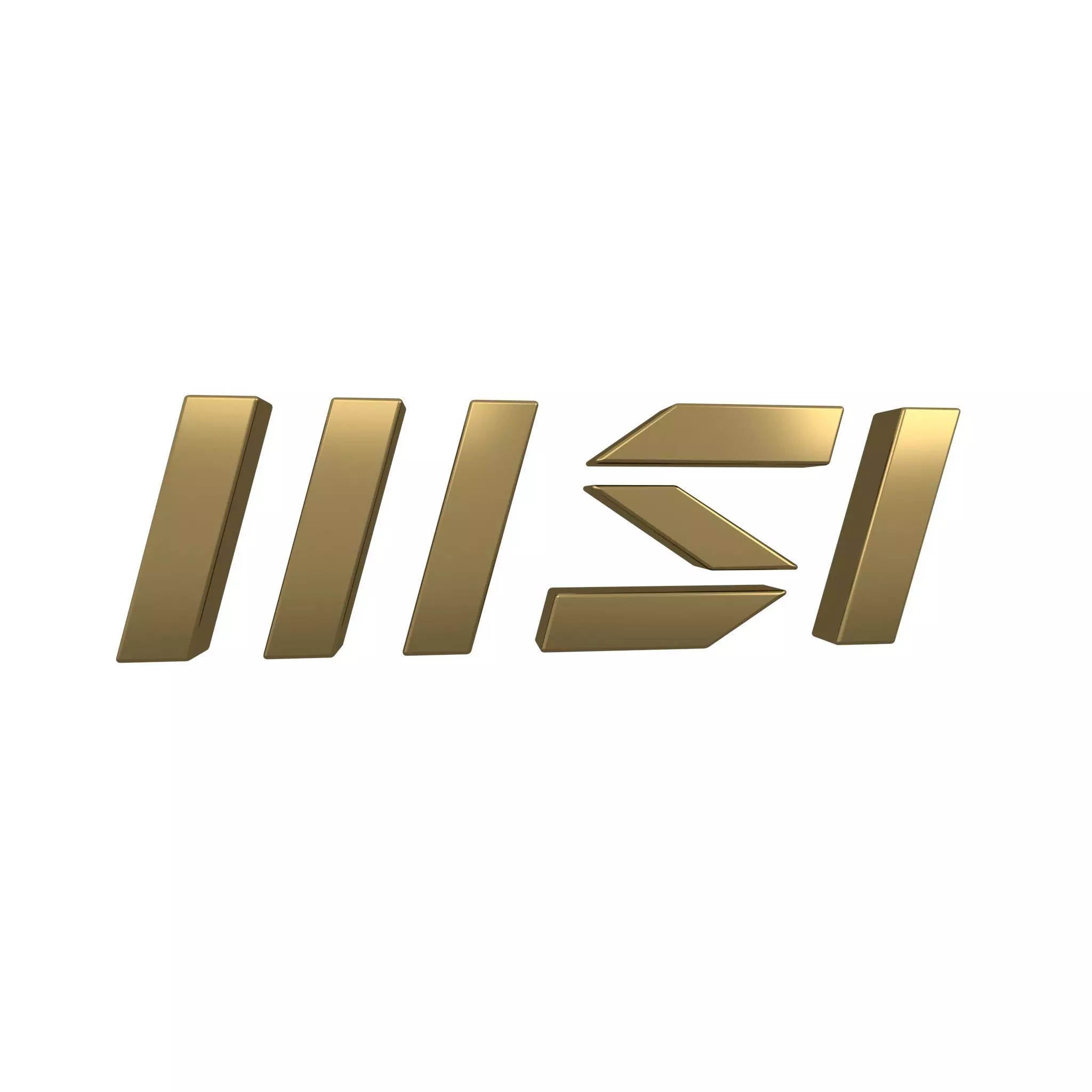 MSI Logo v2 005 Free low-poly 3D model_0