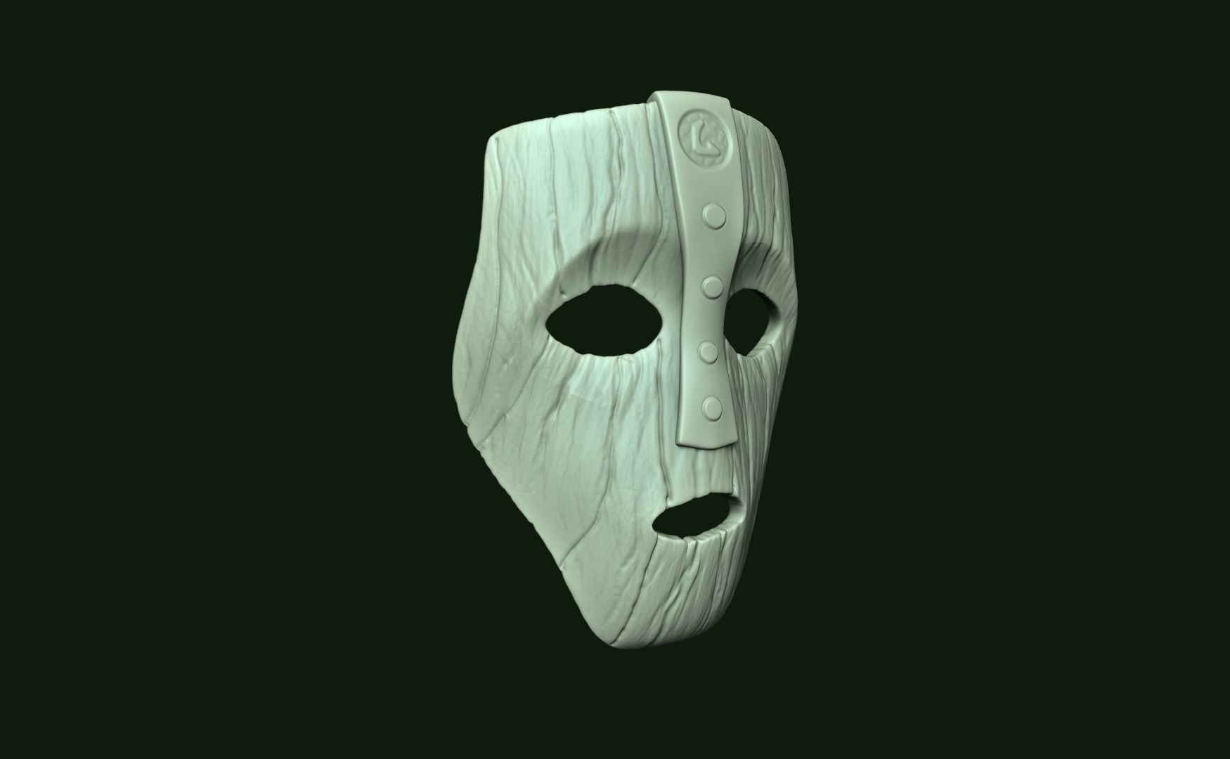 The Mask - Mask of Loki - Character Costume Low-poly 3D model_7