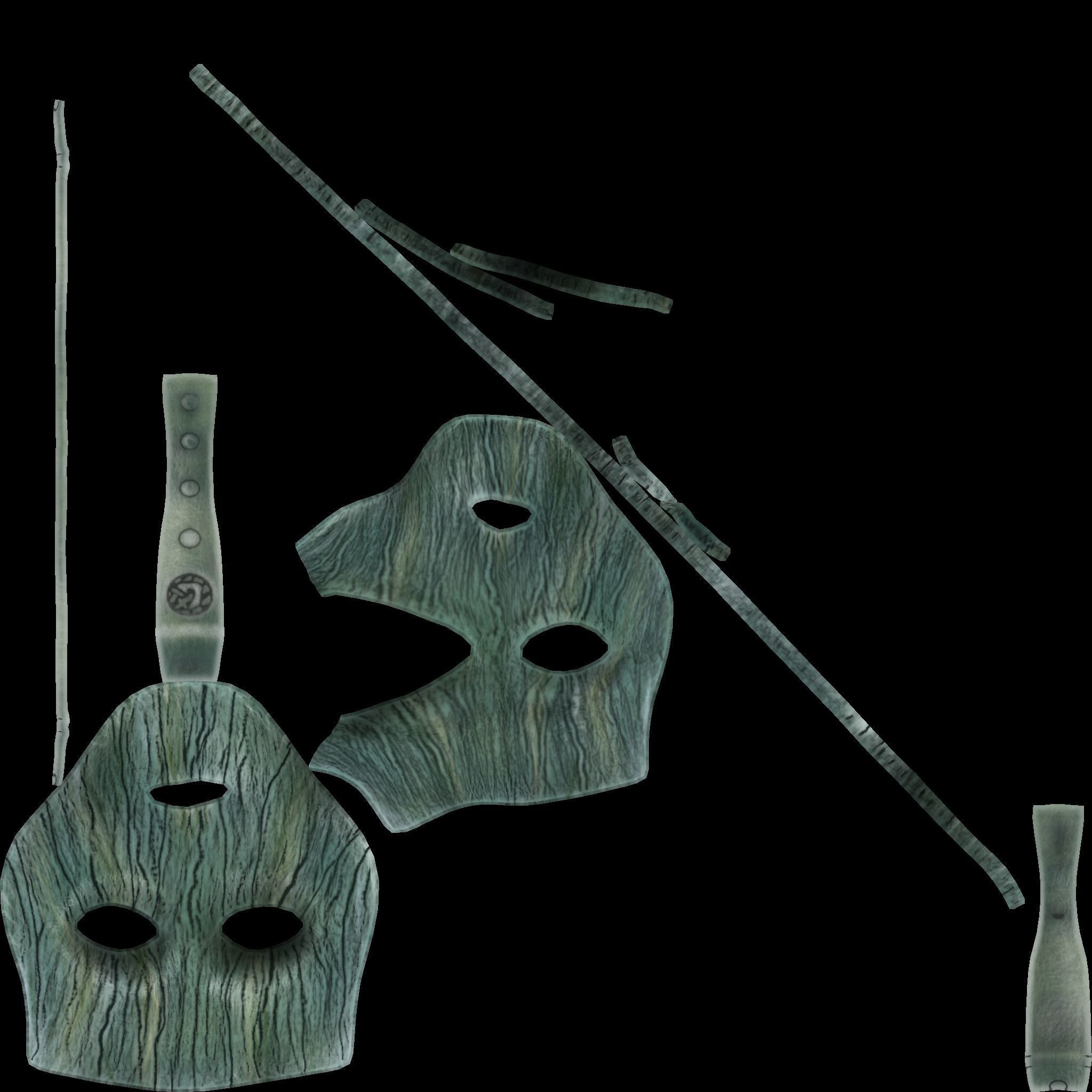 The Mask - Mask of Loki - Character Costume Low-poly 3D model_13