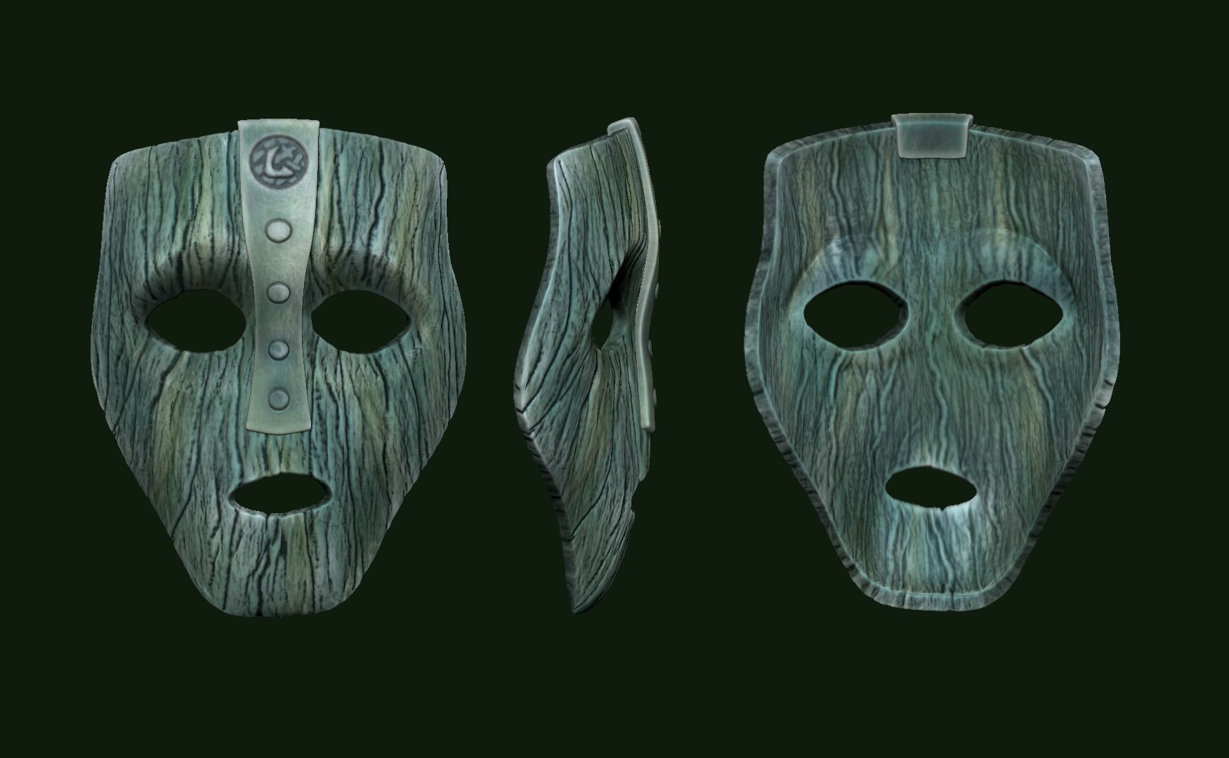 The Mask - Mask of Loki - Character Costume Low-poly 3D model_2