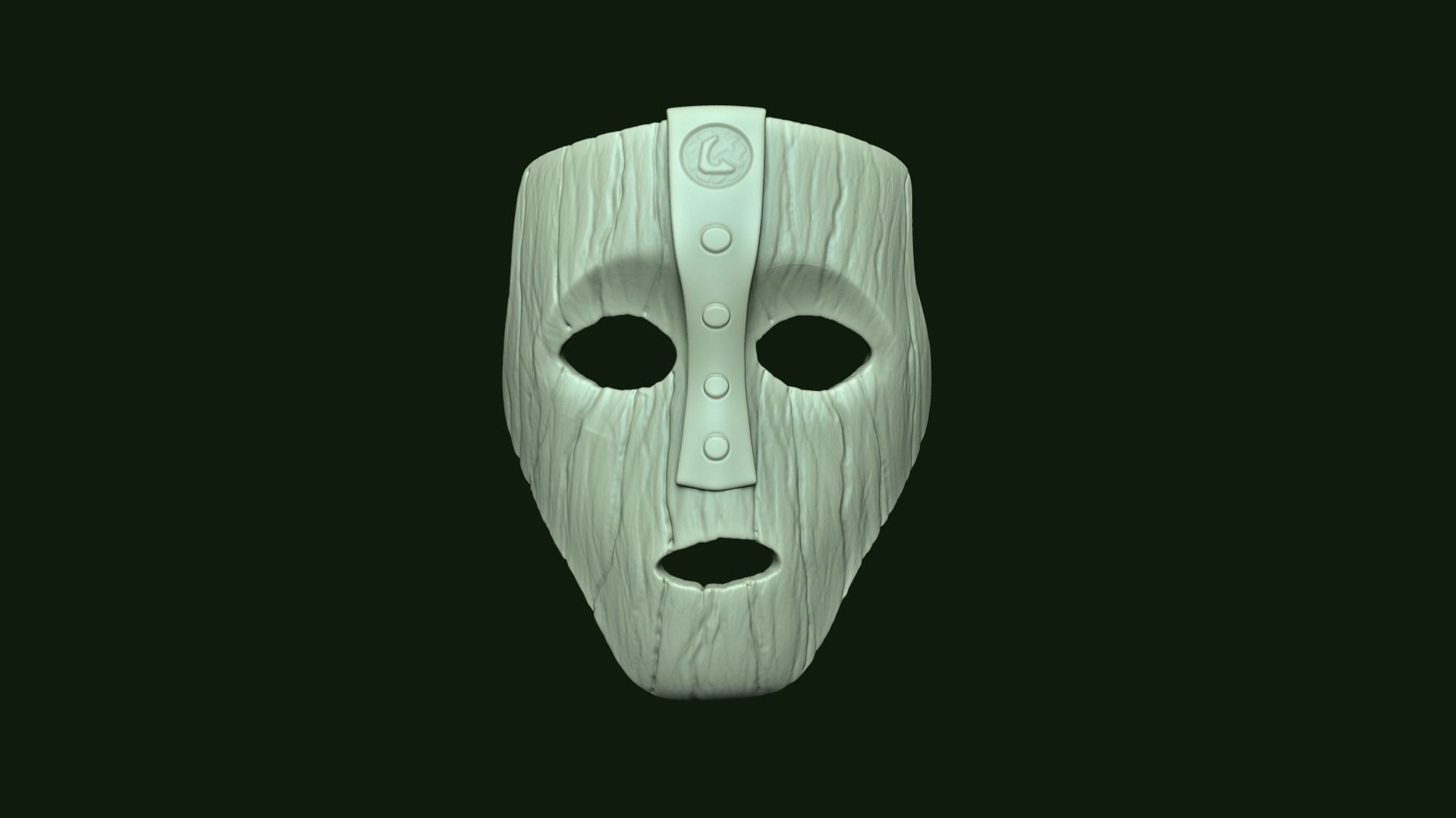 The Mask - Mask of Loki - Character Costume Low-poly 3D model_5