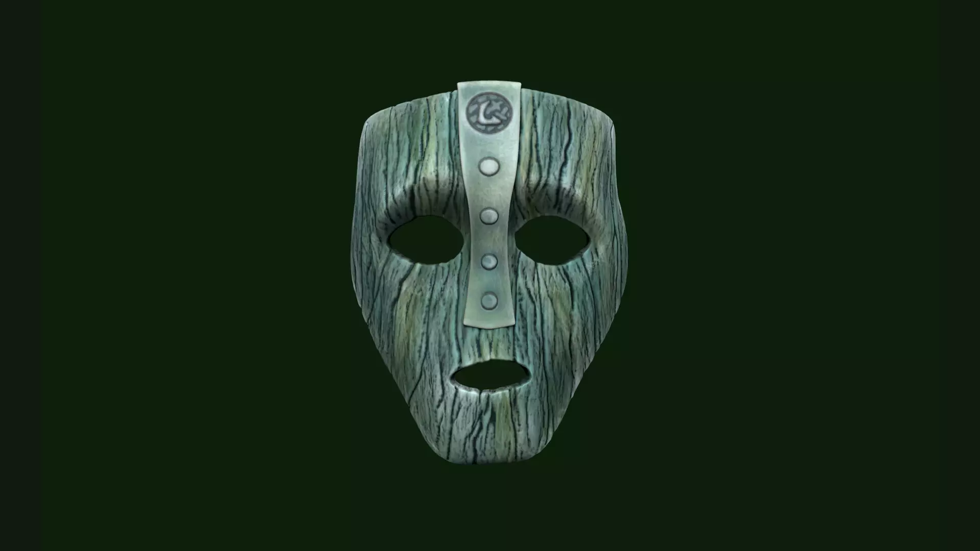 The Mask - Mask of Loki - Character Costume Low-poly 3D model_0