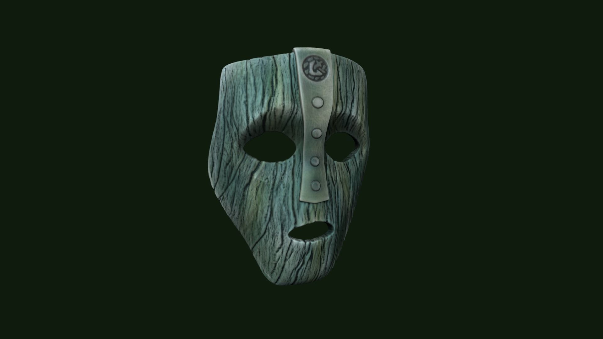 The Mask - Mask of Loki - Character Costume Low-poly 3D model_1