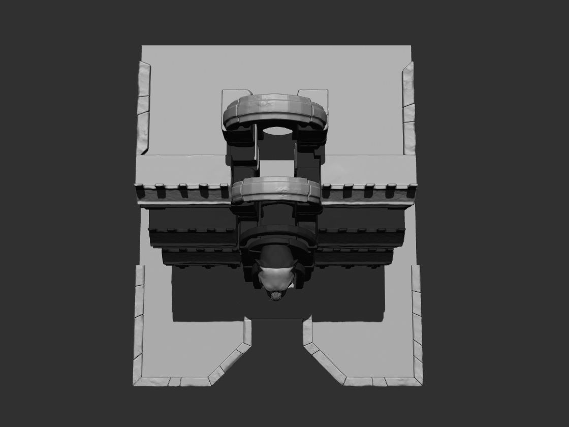 Ancient Temple Entrance 3D model_10