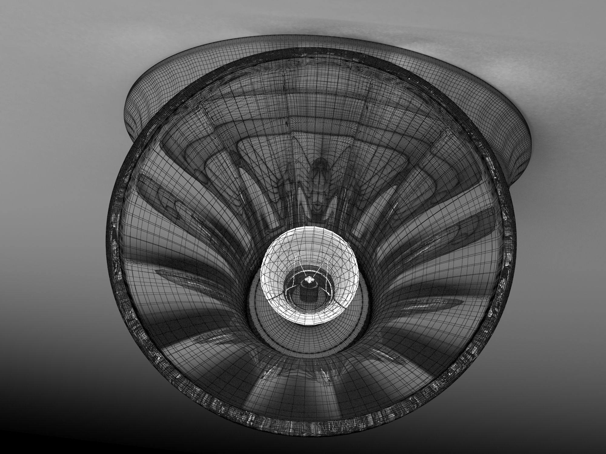 Wall lamp 01 3D model_9