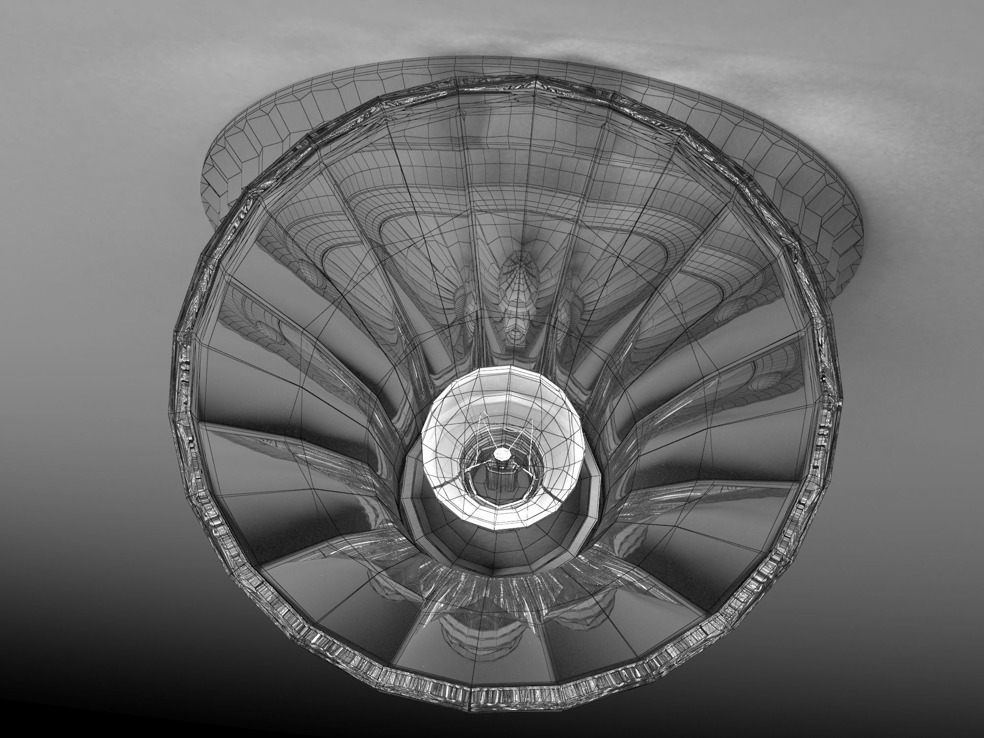 Wall lamp 01 3D model_10