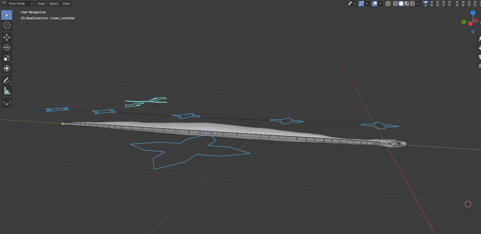 Boa Constrictor Snake Python Low-poly 3D model_22