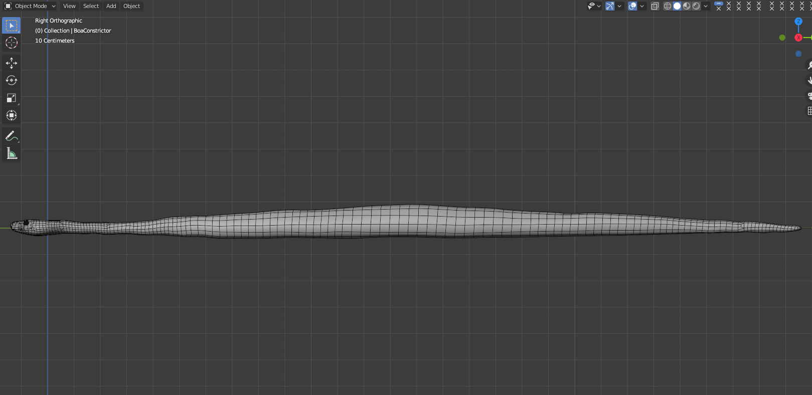 Boa Constrictor Snake Python Low-poly 3D model_14