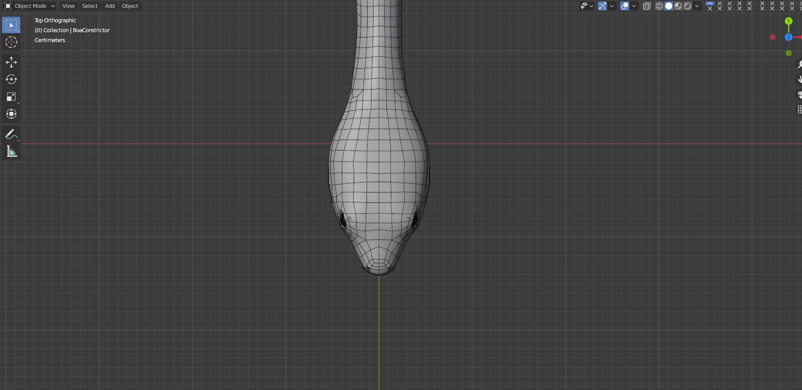 Boa Constrictor Snake Python Low-poly 3D model_15