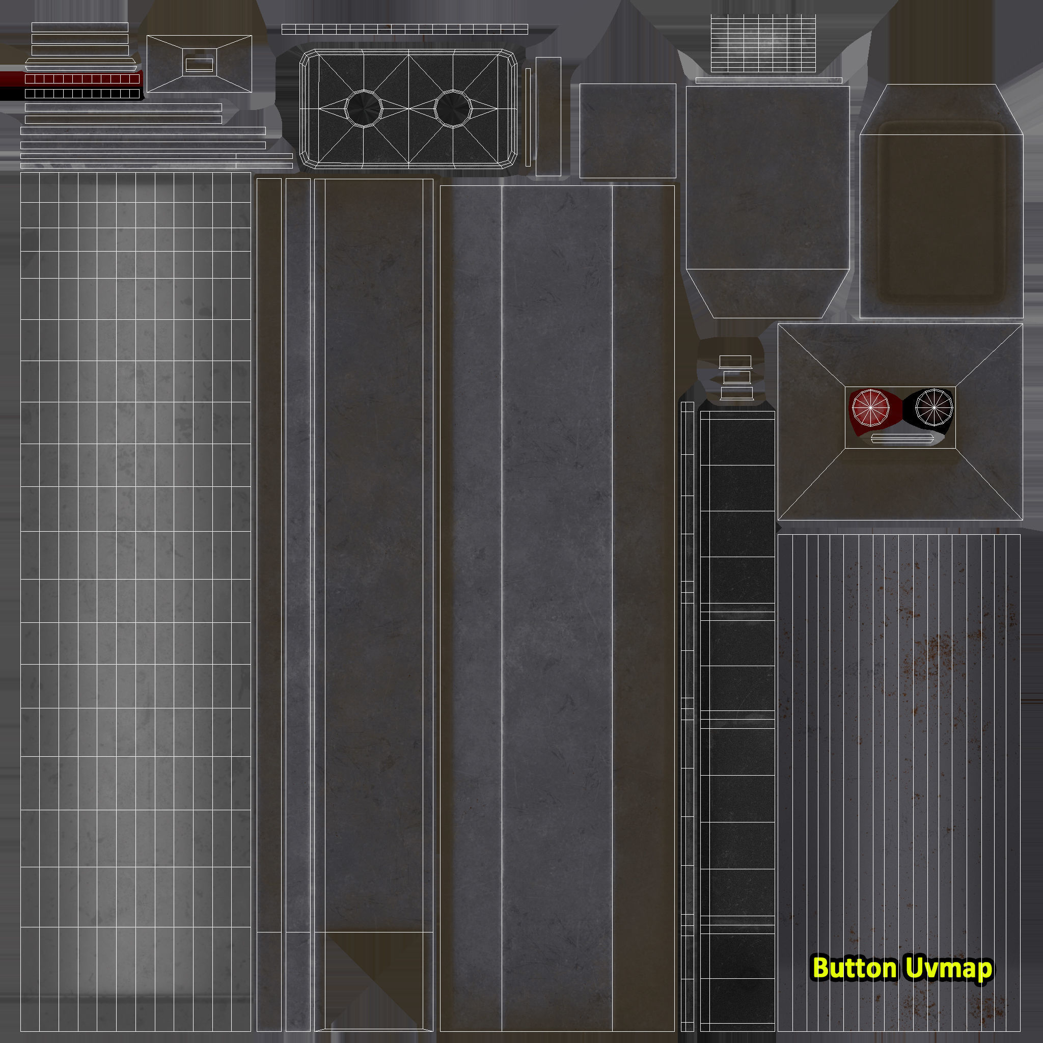 Old centrifugal  water pump  3D model_10