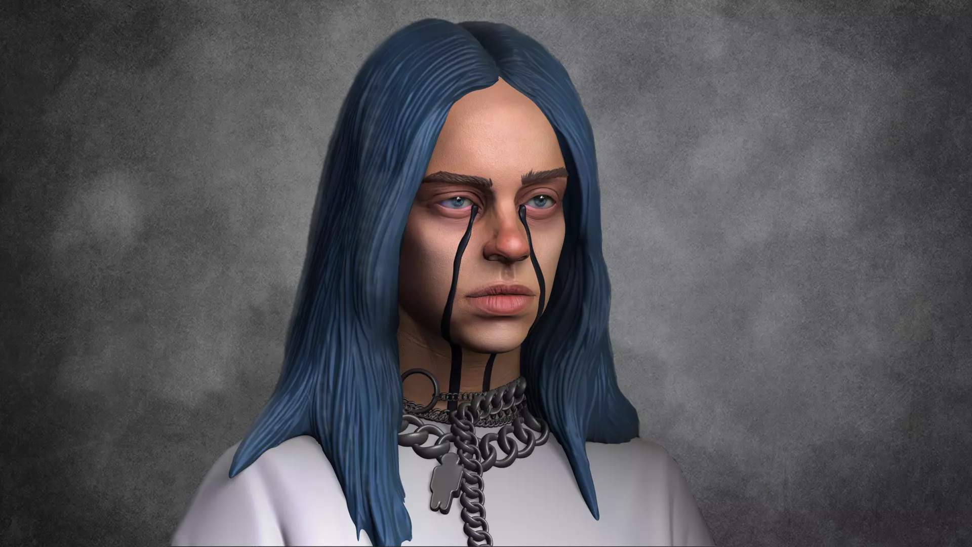 Billie Eilish 3D print model