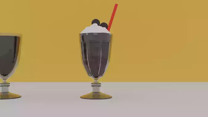 DRINK milkshake with ice cream and whipped cream