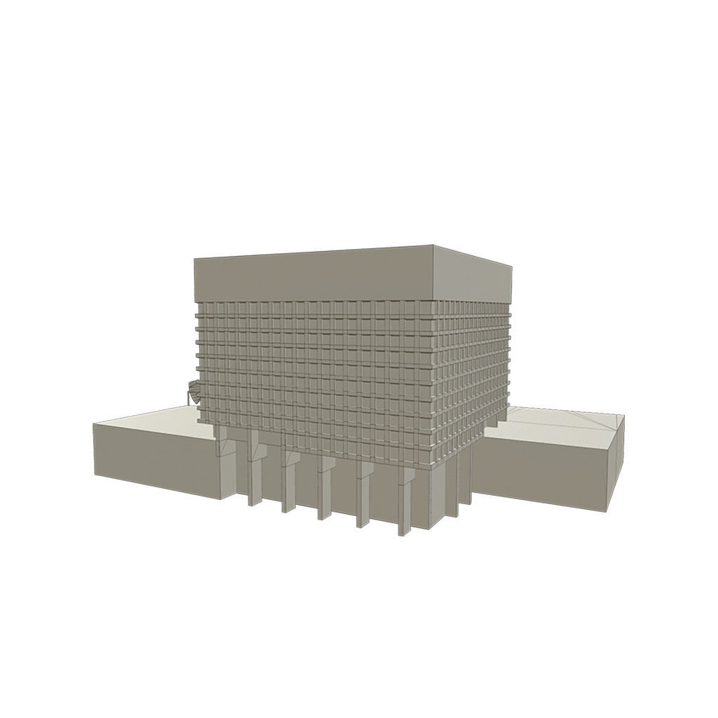 NYPD Police Station Game Ready Low poly PBR 3D Model  Low-poly 3D model_18