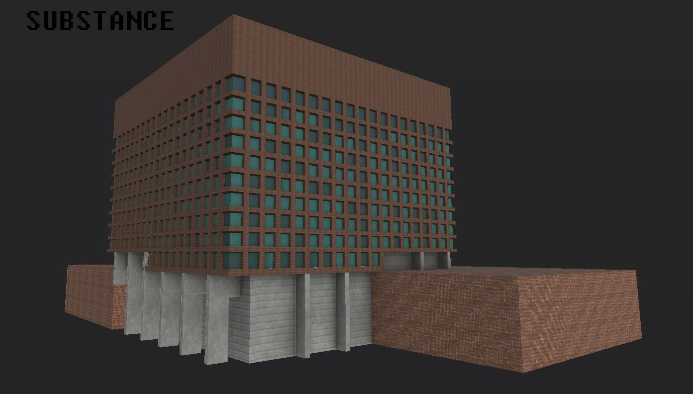 NYPD Police Station Game Ready Low poly PBR 3D Model  Low-poly 3D model_22