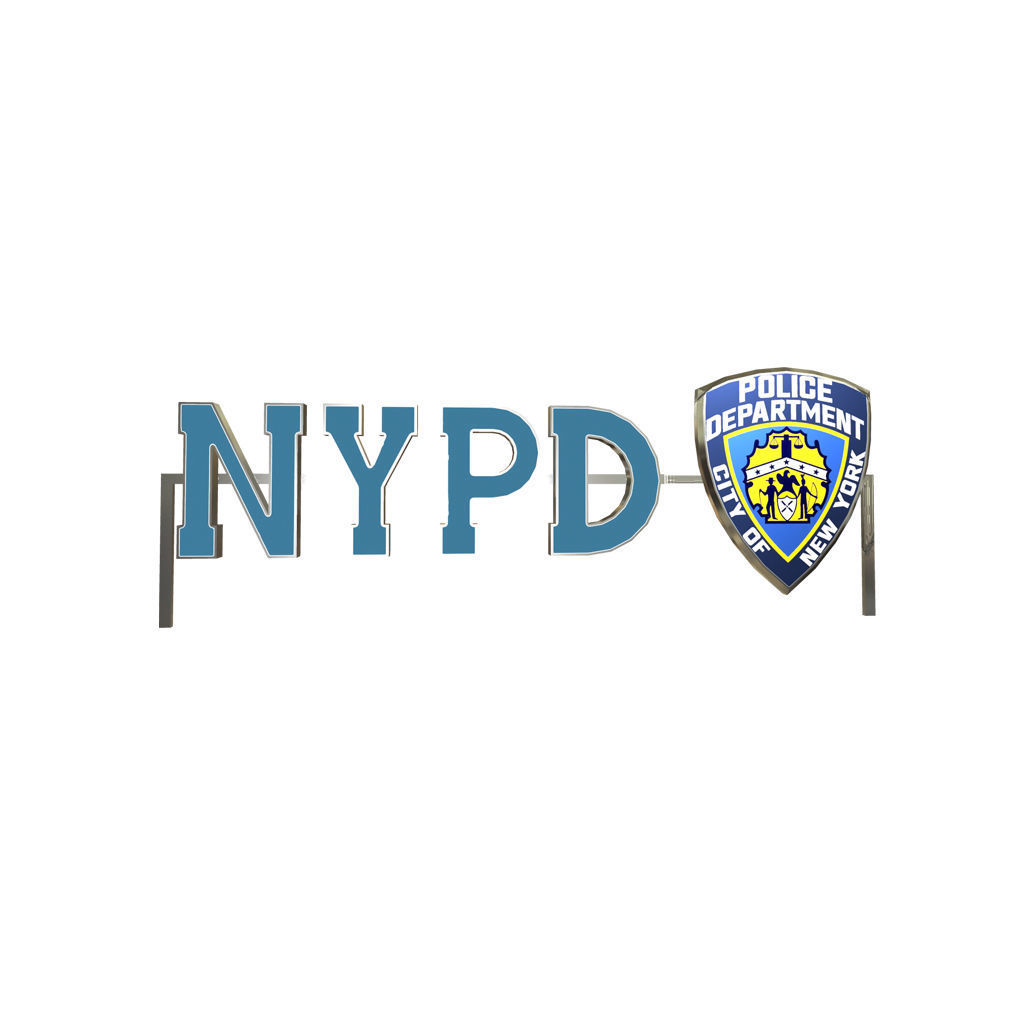 NYPD Police Station Game Ready Low poly PBR 3D Model  Low-poly 3D model_5