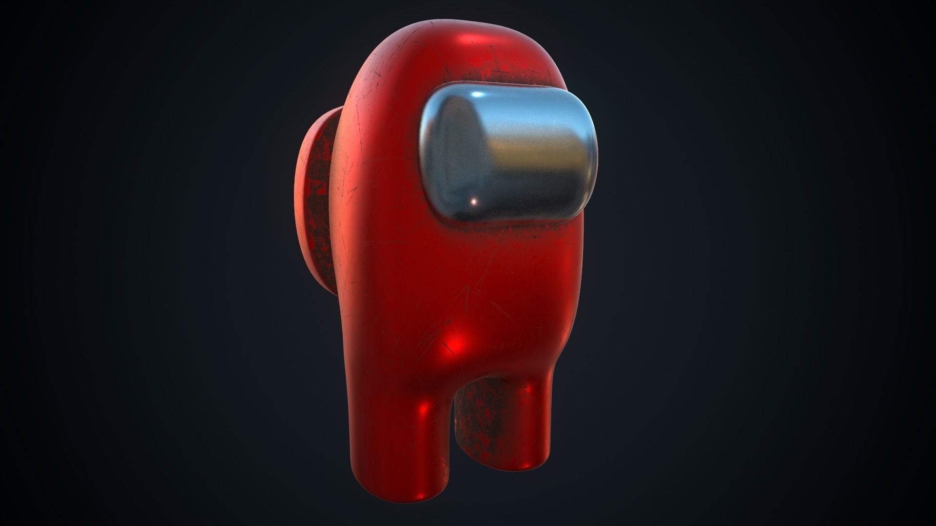 Among Us 3d Model Character Pack 3D model_5