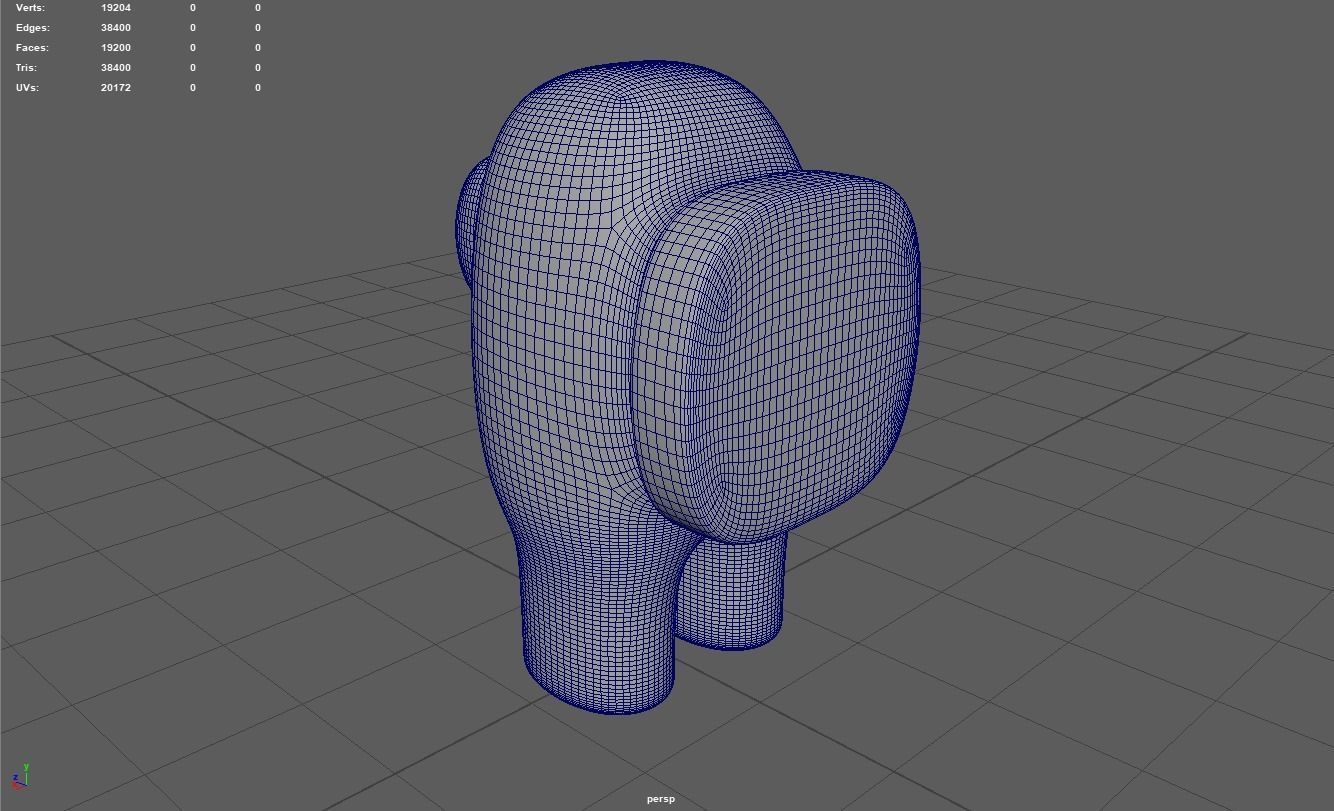 Among Us 3d Model Character Pack 3D model_7