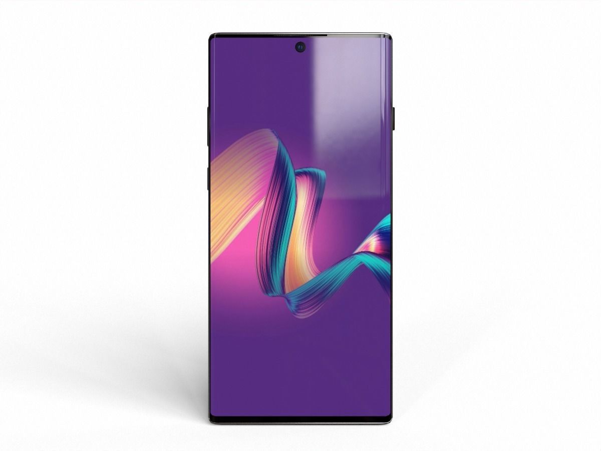 Samsung Galaxy Note 20 ultra Low-poly 3D model_2