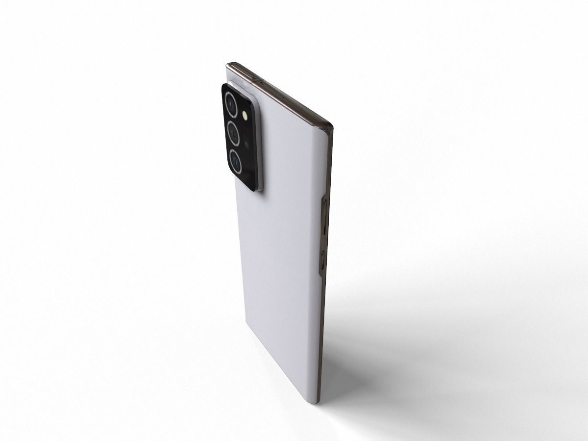 Samsung Galaxy Note 20 ultra Low-poly 3D model_5
