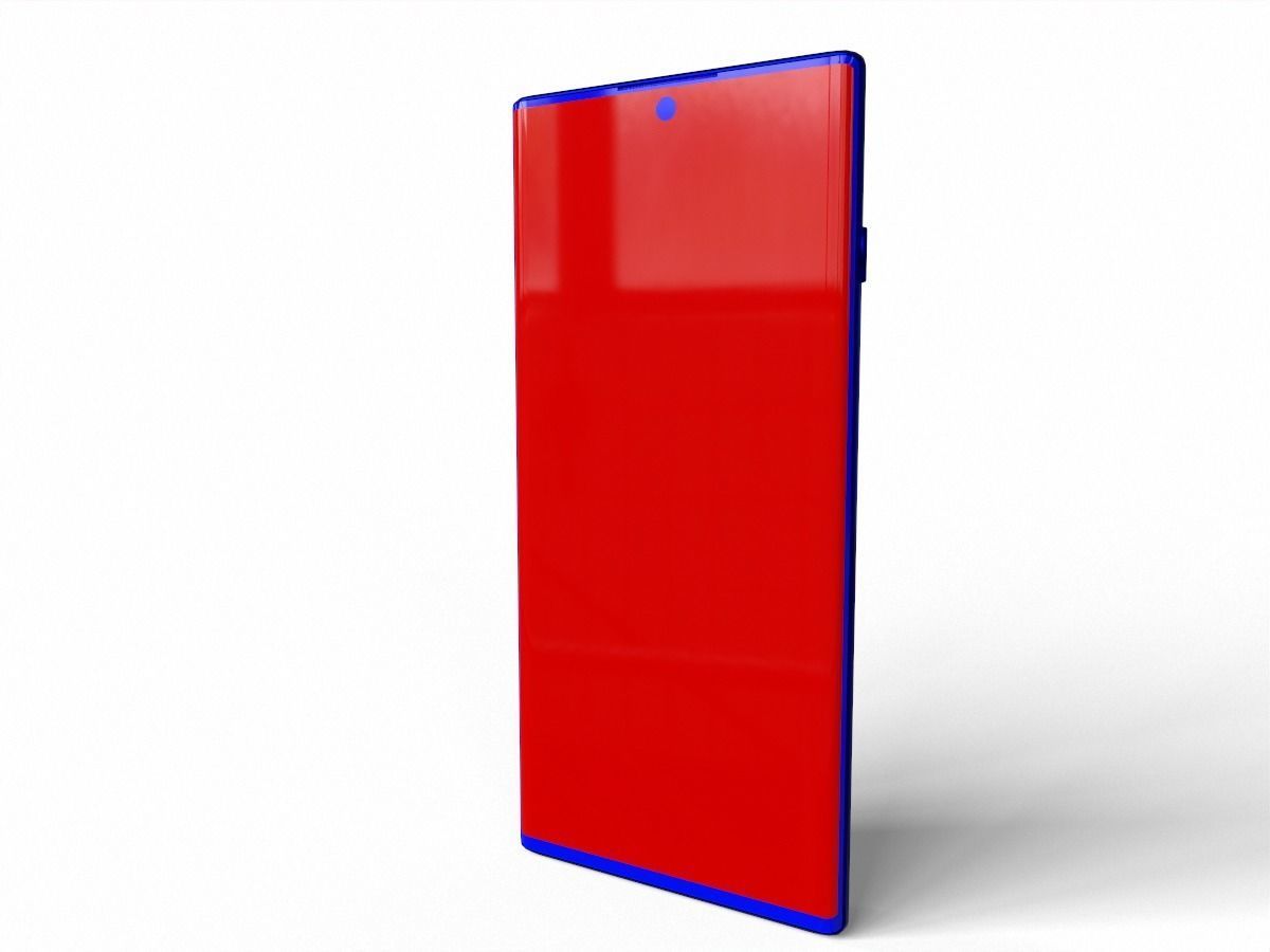 Samsung Galaxy Note 20 ultra Low-poly 3D model_10