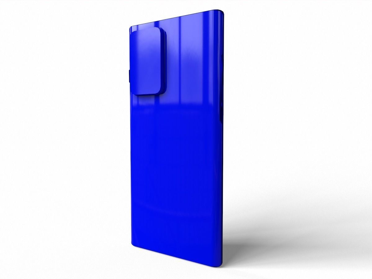 Samsung Galaxy Note 20 ultra Low-poly 3D model_9