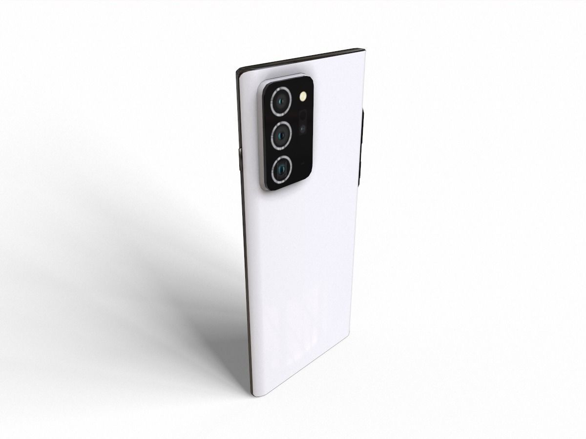 Samsung Galaxy Note 20 ultra Low-poly 3D model_4