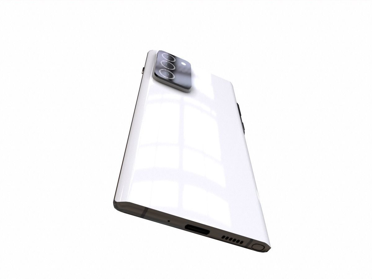 Samsung Galaxy Note 20 ultra Low-poly 3D model_6
