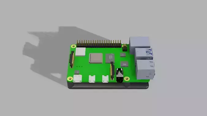 Groundplate Raspberry Pi 4 Free 3D print model