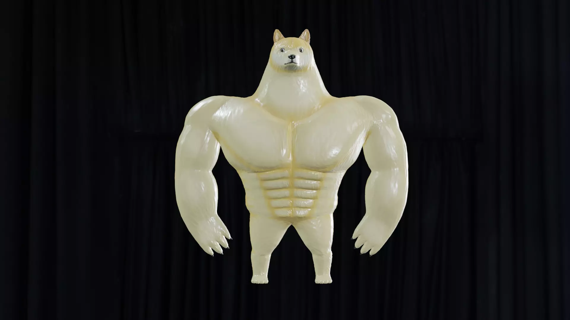 Swole Doge 3D print model