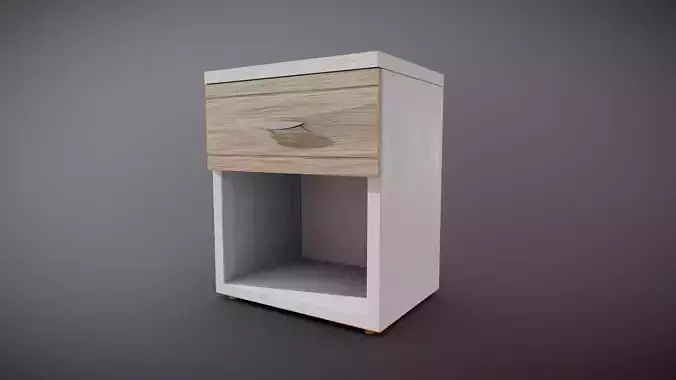 Nightstand bedside table with drawers