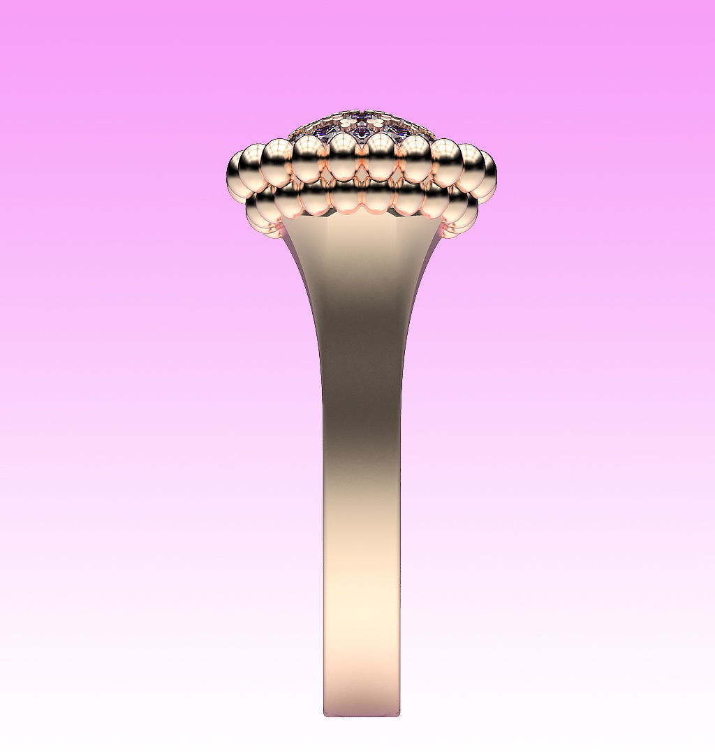 Ring Daisy 3D print model_4