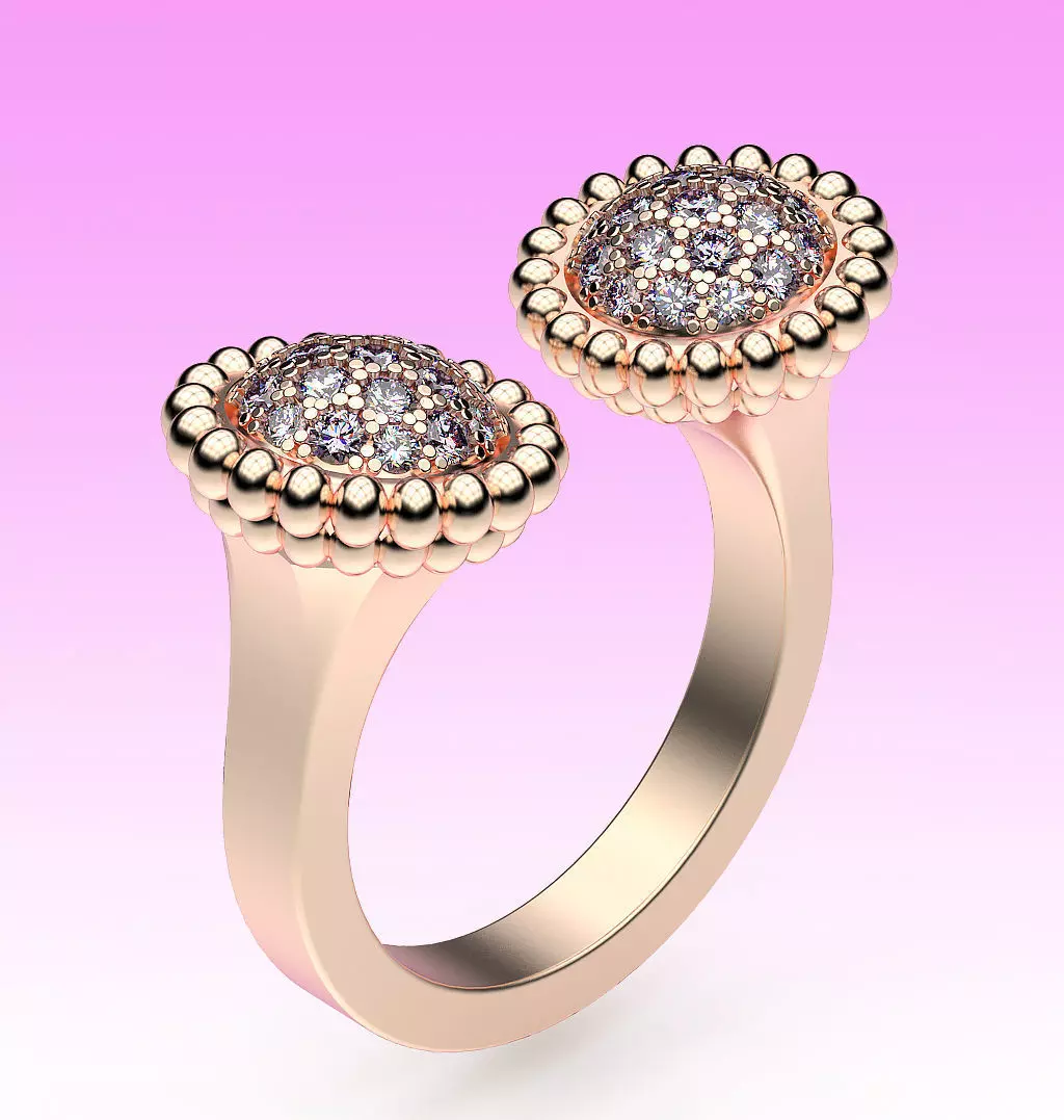 Ring Daisy 3D print model_0