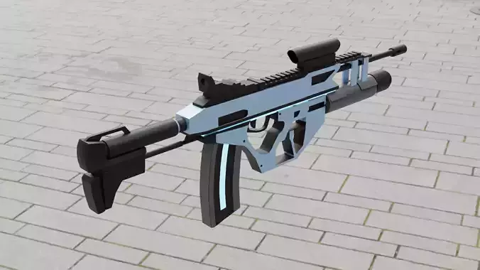 Sci-fi Assult rifle