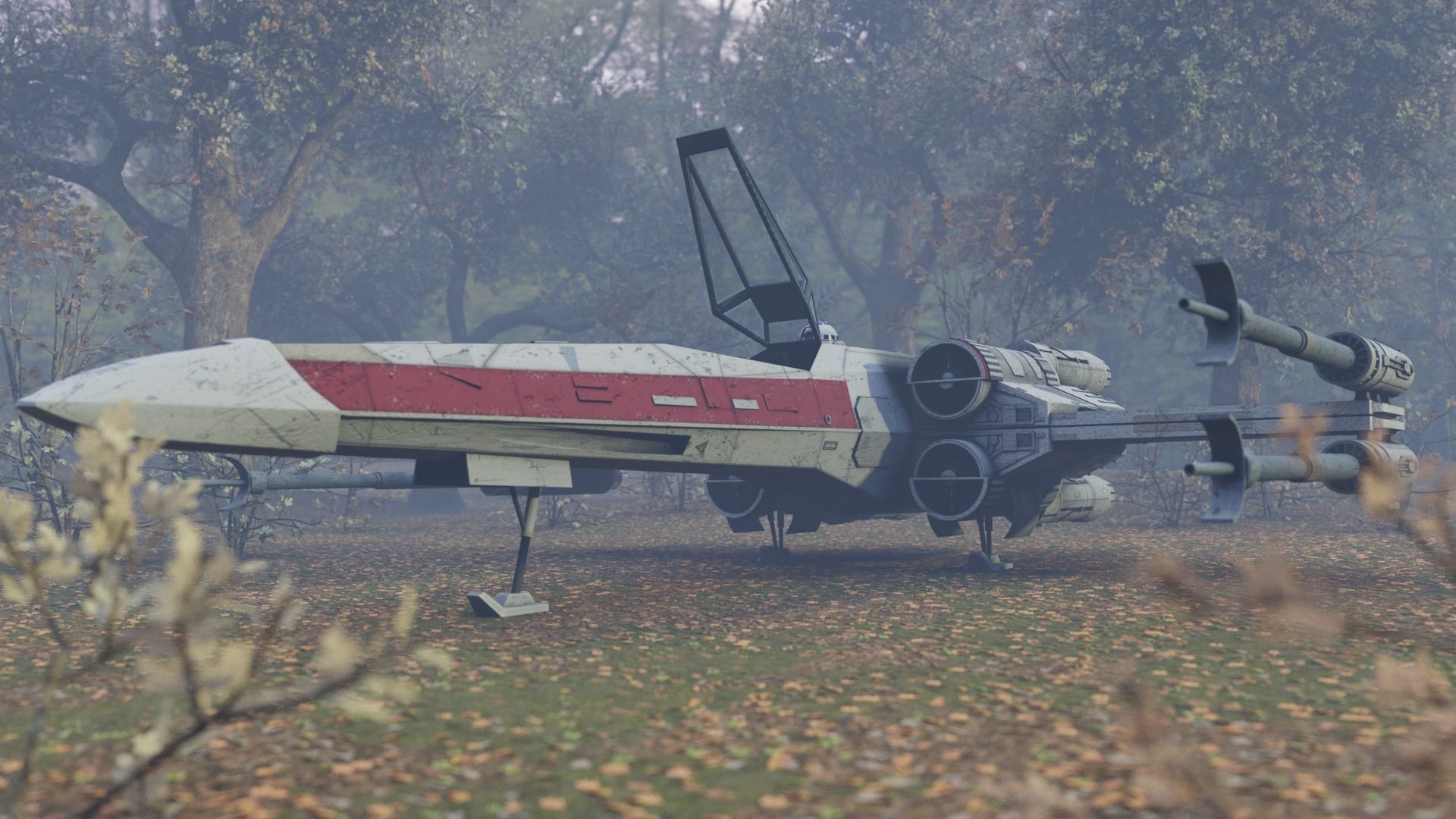 Star Wars T65b X-Wing Starfighter 3D model_7