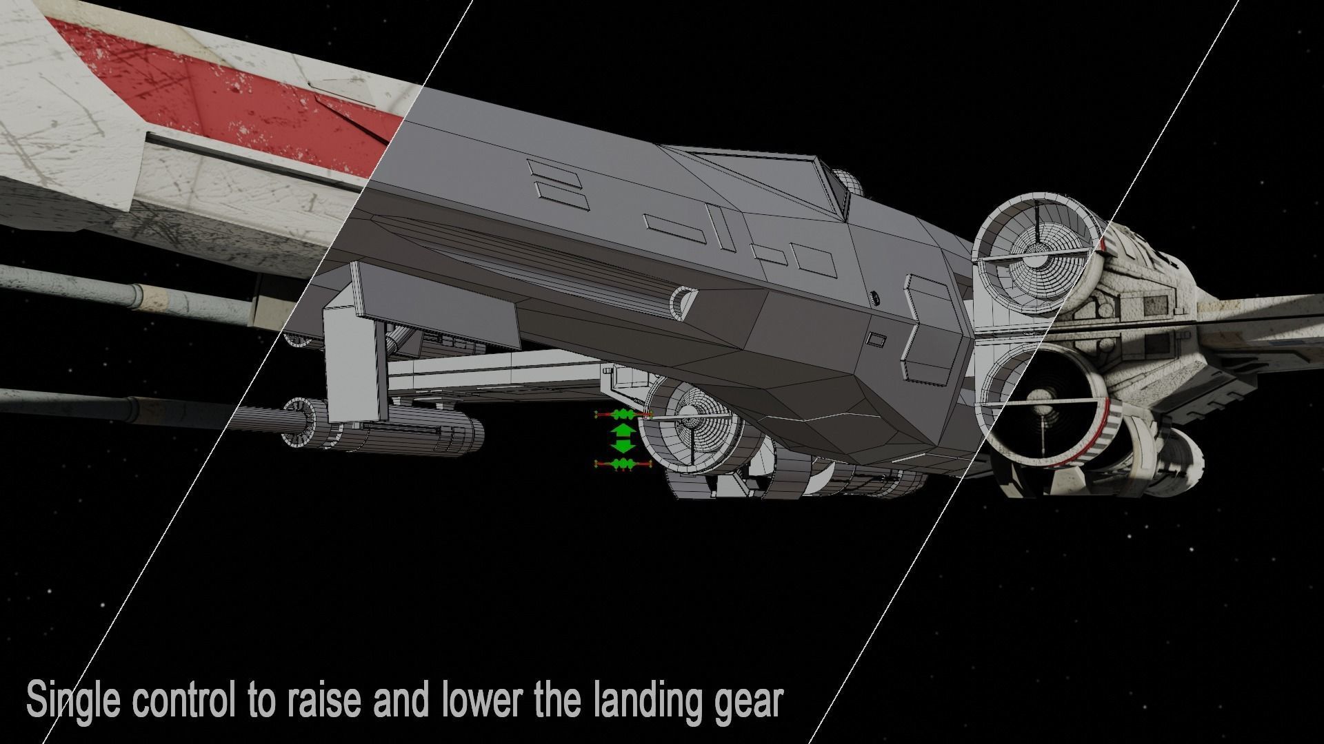 Star Wars T65b X-Wing Starfighter 3D model_5