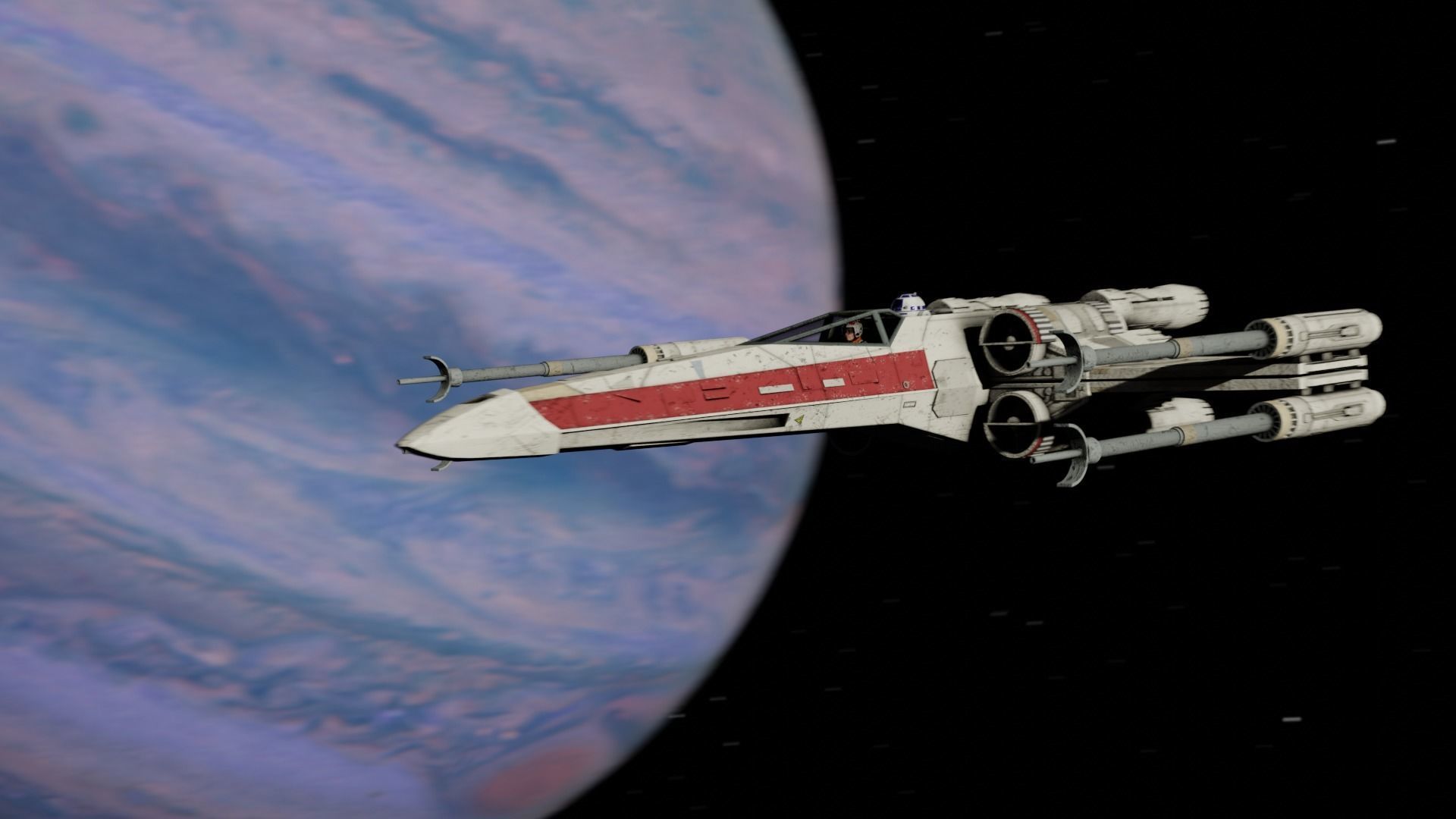 Star Wars T65b X-Wing Starfighter 3D model_9